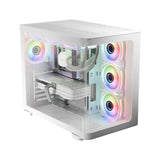 Lc-Power Lc-8001w-On Carcasa De Ordenador Midi Tower Blanco