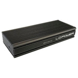 Lc-Power Lc-M2-C-Nvme-2x2-Raid Caja Para Disco Duro Externo Caja Externa Para Ssd (Ssd) Negro M.2 Usb Con Suministro De Corriente