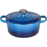 Le Creuset 21177182202430 Signature Gusseisen-Bräter Con Deckel, Ø 18 Cm, Aare