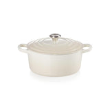 Le Creuset 21177227164430 Gusseisen Bräter, 22cm, Meringue