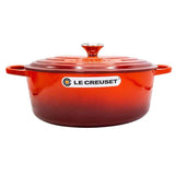 Le Creuset Bräter Signature Oval 31cm Kirschrot