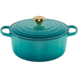 Le Creuset Signature Bräter Rund 26 Cm Bleu Riviera