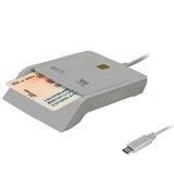Lector De Dni Y Tarjetas Woxter Pe26-198 Blanco Usb 2.0
