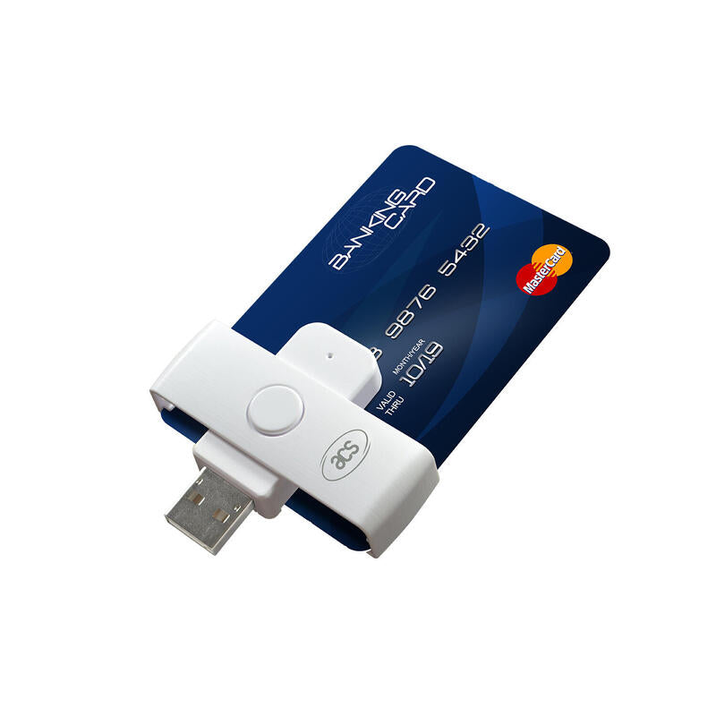 Lector De Tarjeta  Acs Acr39u-N1  Inteligente Interior Usb Usb 2.0 Blanco