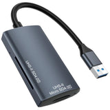 Lector De Tarjetas 4.0 - Ls130 Conexión Usb Tipo C Ranuras Sd Y Micro Sd Gris