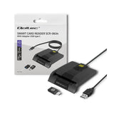Lector De Tarjetas De Identificación Inteligente Qoltec  Scr-0634  Usb Tipo C