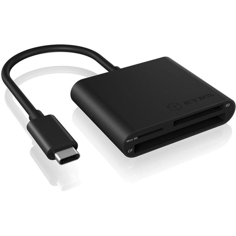 Lector De Tarjetas Externo Raidsonic Icybox Type-C Usb 3.0 Retail