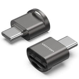 Lector De Tarjetas Externo Vention Clmh0 Usb Tipo-C