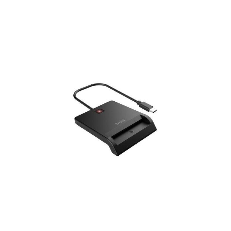 Lector Externo De Dnie Trust Primo Usb-C Compatible Con Eid, Dnie 4.0, Edowod O Cie