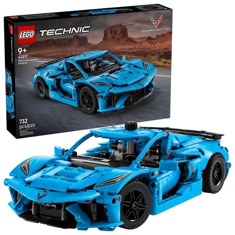 Leg 42217 Technic - Azul Chevrolet Corvette Stingray