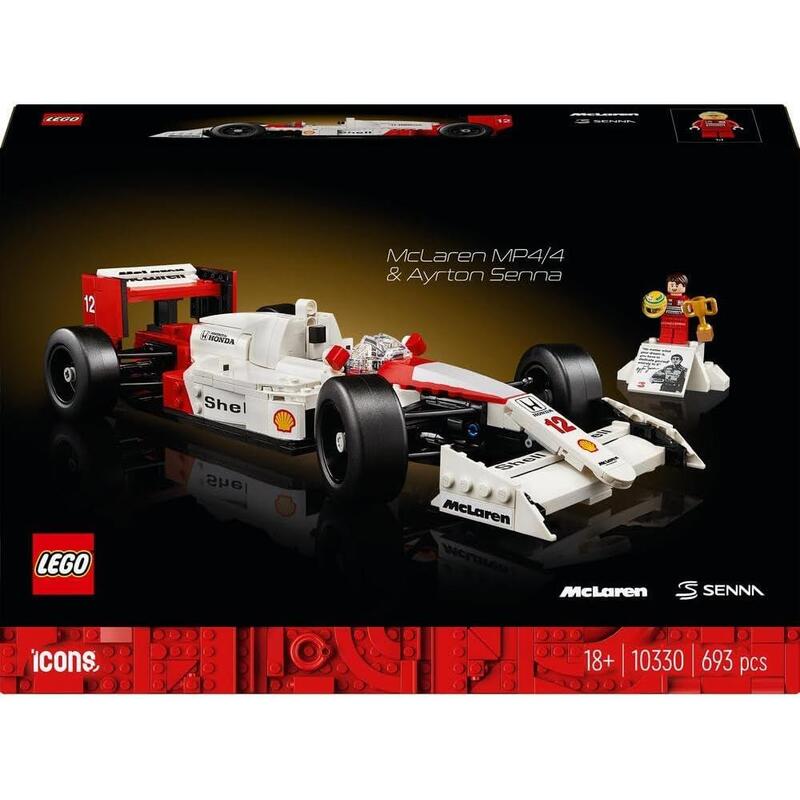 Lego 10330 Icons Mclaren Mp4/4 & Ayrton Senna