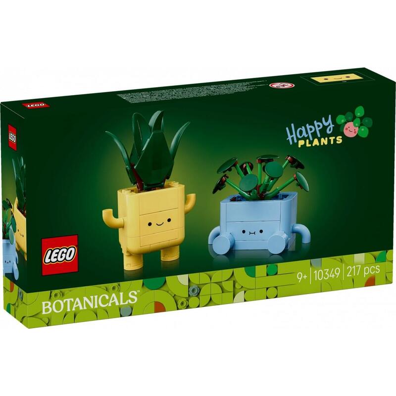 Lego 10349 Botánicas Plantas Felices, Juguetes De Diseño 10349
