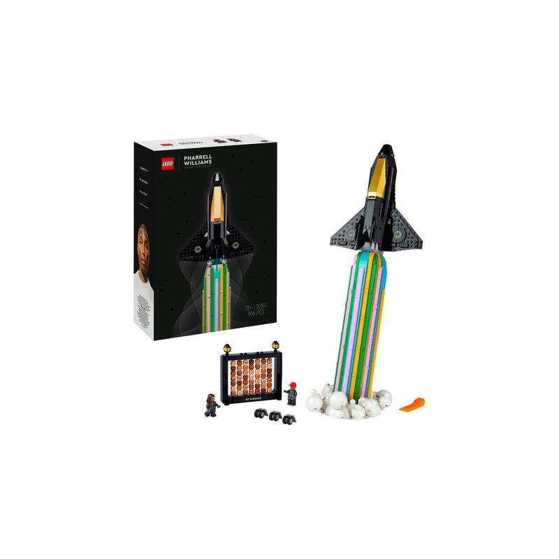 Lego 10391 Icons Over The Moon Con Pharrell Williams, Juguete De Construcción   10391