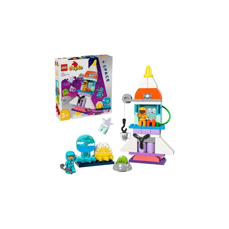 Lego 10422 Duplo 3-In-1-Spaceshuttle Para Viele Abenteuer