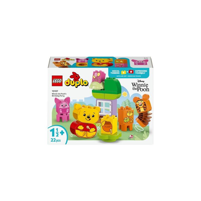 Lego 10457 Duplo Juguete De Construcción Fiesta De Cumpleaños De Winnie The Pooh Disney   10457