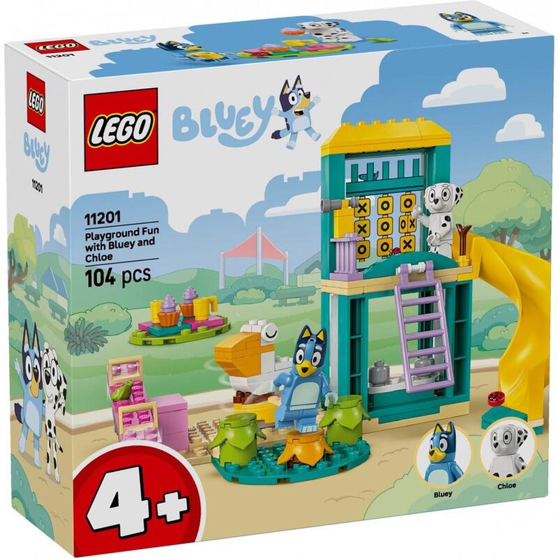 Lego 11201 Azul - Bluey Y Chloe En El Patio De Recreo, Design Toys 11201