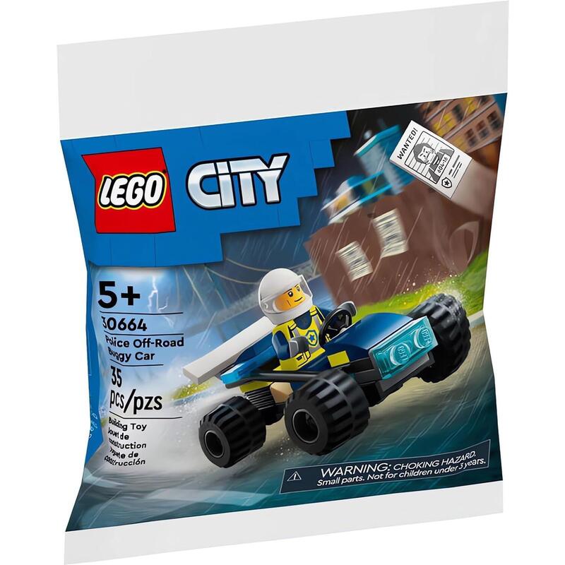 Lego 30664 City Policía Vehículo Todoterreno
