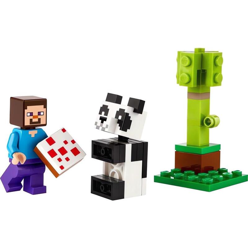 Lego 30672 Minecraft Steve Con Bebé Panda