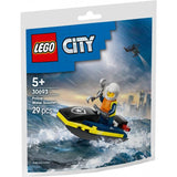 Lego 30693 Jetski De La Policía De La Ciudad