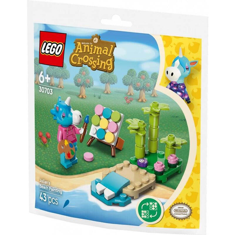 Lego 30703 Animal Crossing: Pintura En La Playa De Jimmy