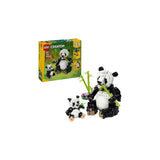 Lego 31165 Creator Animales Salvajes 3 En 1: Juguete De Construcción De La Familia Panda   31165