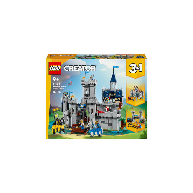 Lego 31168 Creador 3-En-1 Ritterburg En La Edad Media, Design Toys 31168