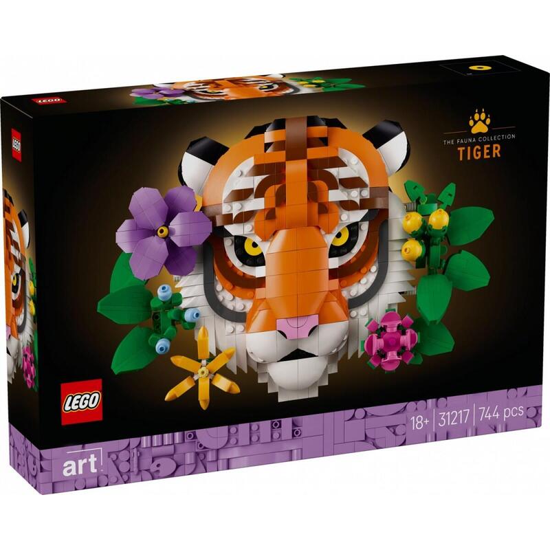 Lego 31217 Colección De Fauna De Art - Tiger, Jugo De Construcción 31217