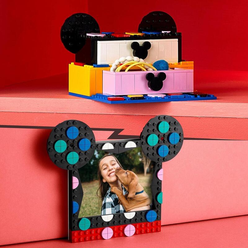 Lego 41964 Dots | Disney Mickey Y Minnie Mouse: Caja De Proyectos De Vuelta Al Cole, 6en1