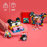 Lego 41964 Dots | Disney Mickey Y Minnie Mouse: Caja De Proyectos De Vuelta Al Cole, 6en1