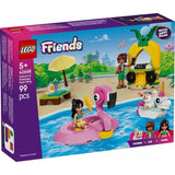 Lego 42658 Friends Fiesta En La Piscina Con Unicornio Y Flamenco