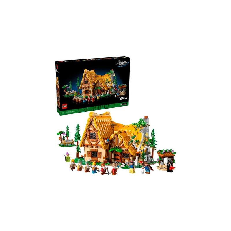 Lego 43242 Disney Blancanieves Y La Cabaña De Los Siete Enanitos, Juguete De Construcción 43242