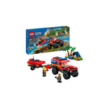 Lego 60412 City Vehículo Todoterreno Contra Incendios Con Bote De Rescate