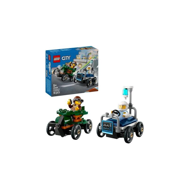 Lego 60459 City Juguete De Construcción Avión Vs Cama De Hospital   60459