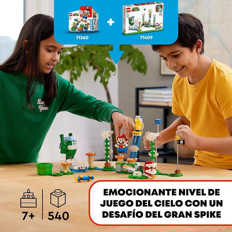 Lego 71409 Super Mario Set De Expansión: Desafío En Las Nubes Del Gran Spike