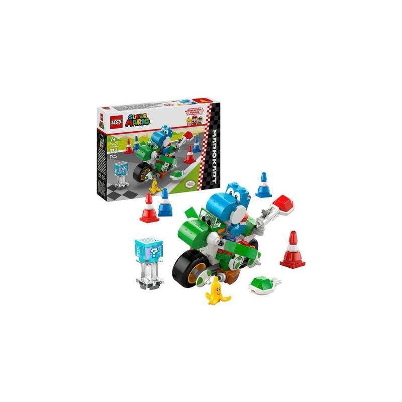 Lego 72031 Super Mario - Mario Kart: Moto Yoshi, Juguete De Construcción   72031