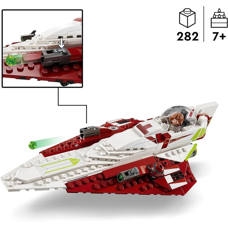 Lego 75333 Star Wars Caza Estelar Jedi De Obi-Wan Kenobi