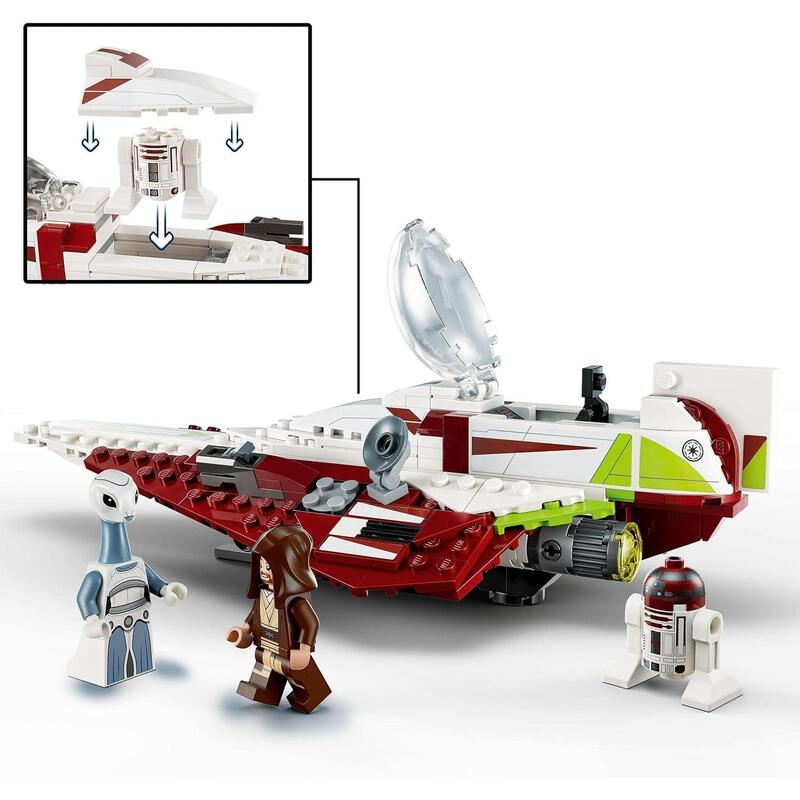 Lego 75333 Star Wars Caza Estelar Jedi De Obi-Wan Kenobi