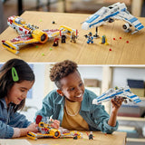 Lego 75364 Star Wars Ala-E De La Nueva República Vs. Caza Estelar De Shin Hati