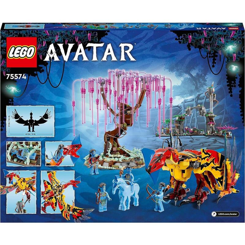 Lego 75574 Avatar Toruk Makto Y Árbol De Las Almas, Juguete De Construcción Con Direhorse, Mini Figuras Jake Sully Y Neytiri, Set Película 2022