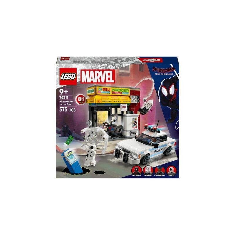Lego 76311 Marvel Super Heroes Spider-Verse: Miles Morales Vs Spot, Juguete De Construcción   76311