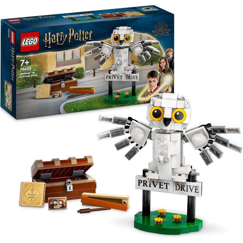 Lego 76425 Harry Potter Hedwig En El Número 4 De Privet Drive