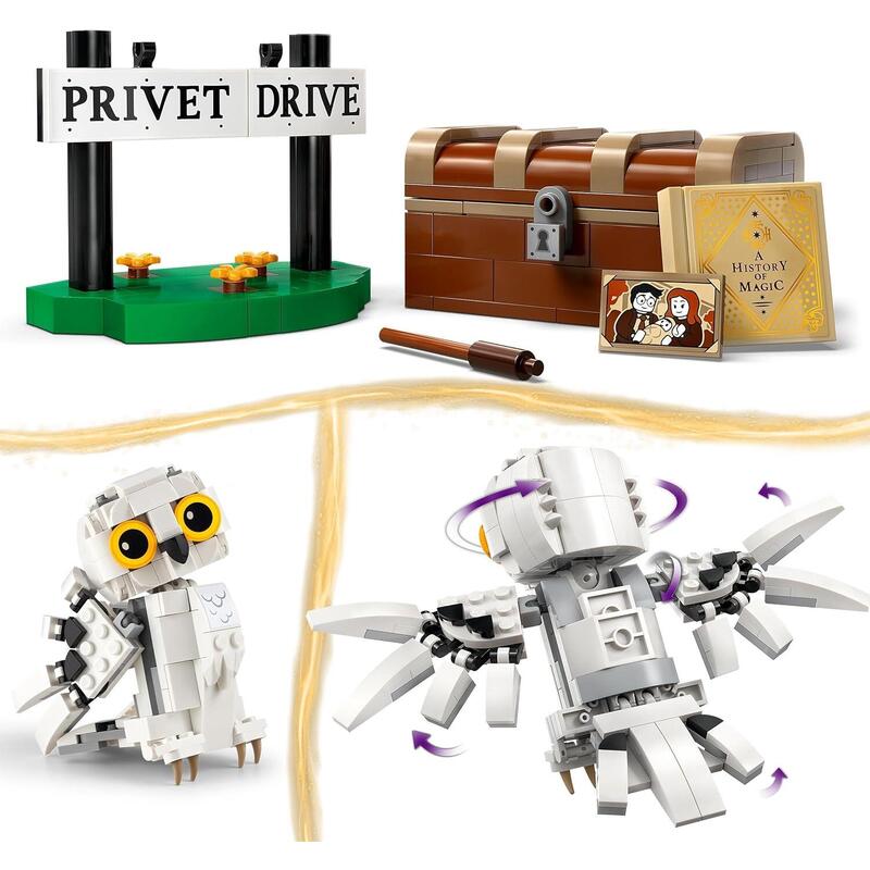 Lego 76425 Harry Potter Hedwig En El Número 4 De Privet Drive