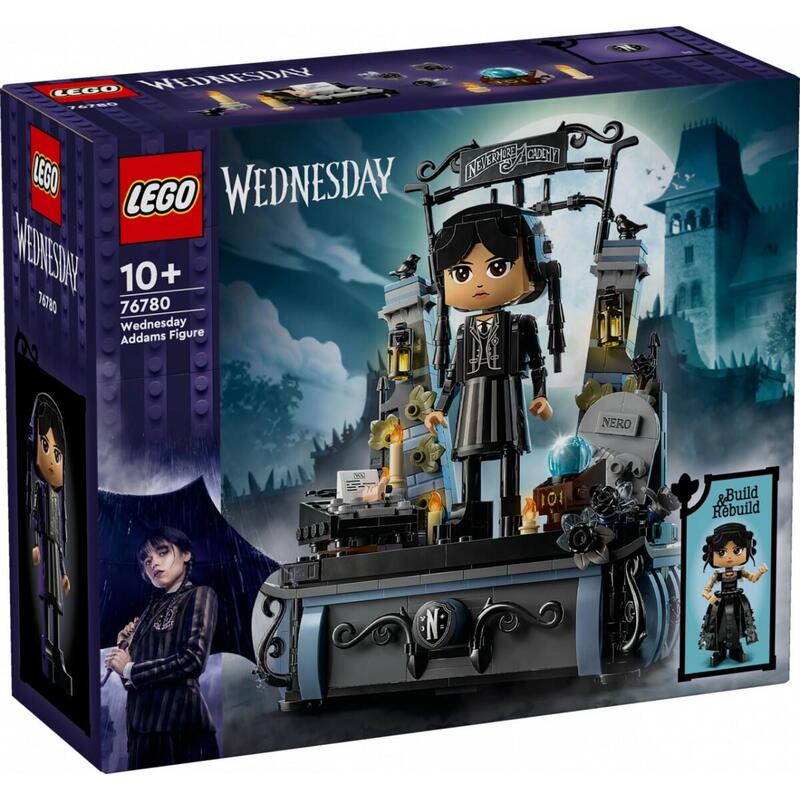 Lego 76780 Miércoles - Figura De Construcción Wednesday Addams, Juguete De Construcción   76780
