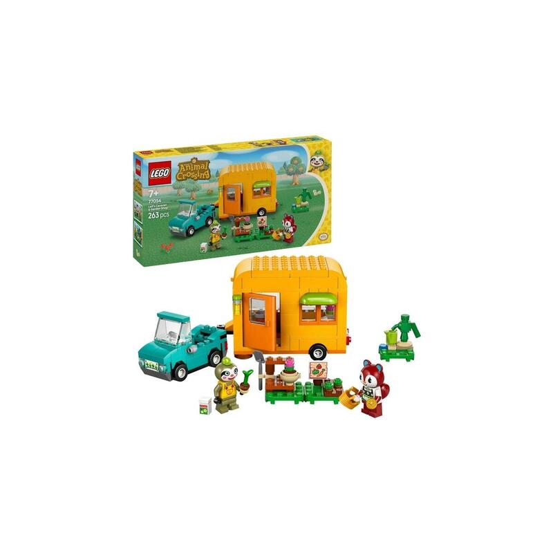 Lego 77054 Animal Crossing Juguete De Construcción De Jardinería Y Caravana De Gerd   77054