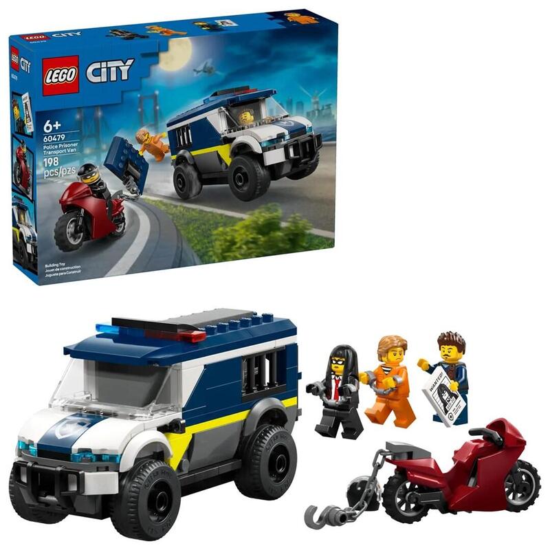 Lego City 60479 Furgoneta Policial Para El Transporte De Presos