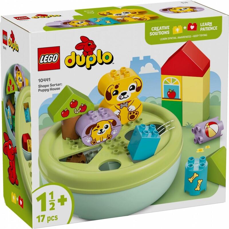 Klocki Duplo 10441 Sorter Ksztaltów: Dom Szczeniaczków