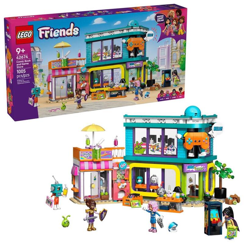 Lego Friends 42674 Tienda De Cómics Y Videojuegos