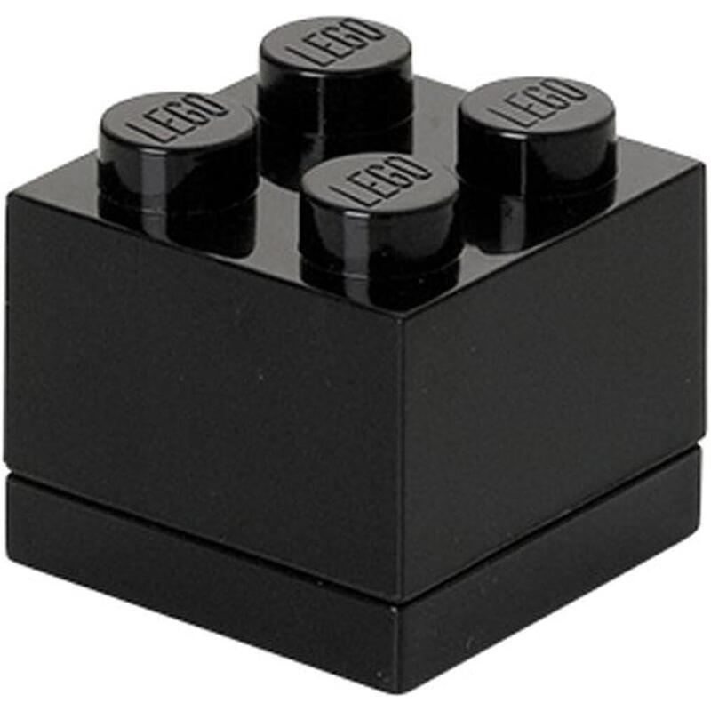 Lego - Mini Caja De Almuerzo 4, Color Negro (Room Copenhagen A/S 40111733)
