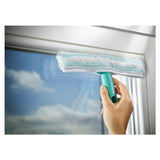 Leifheit 51003 Limpiador Eléctrico Ventana Azul, Blanco, Aspiradora De Ventanas Blanco, Azul, Blanco, 28 Cm, 100 M², 38 Min, 280 Mm, 430 Mm