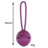 Leigh Bola Kegel Silicona Púrpura